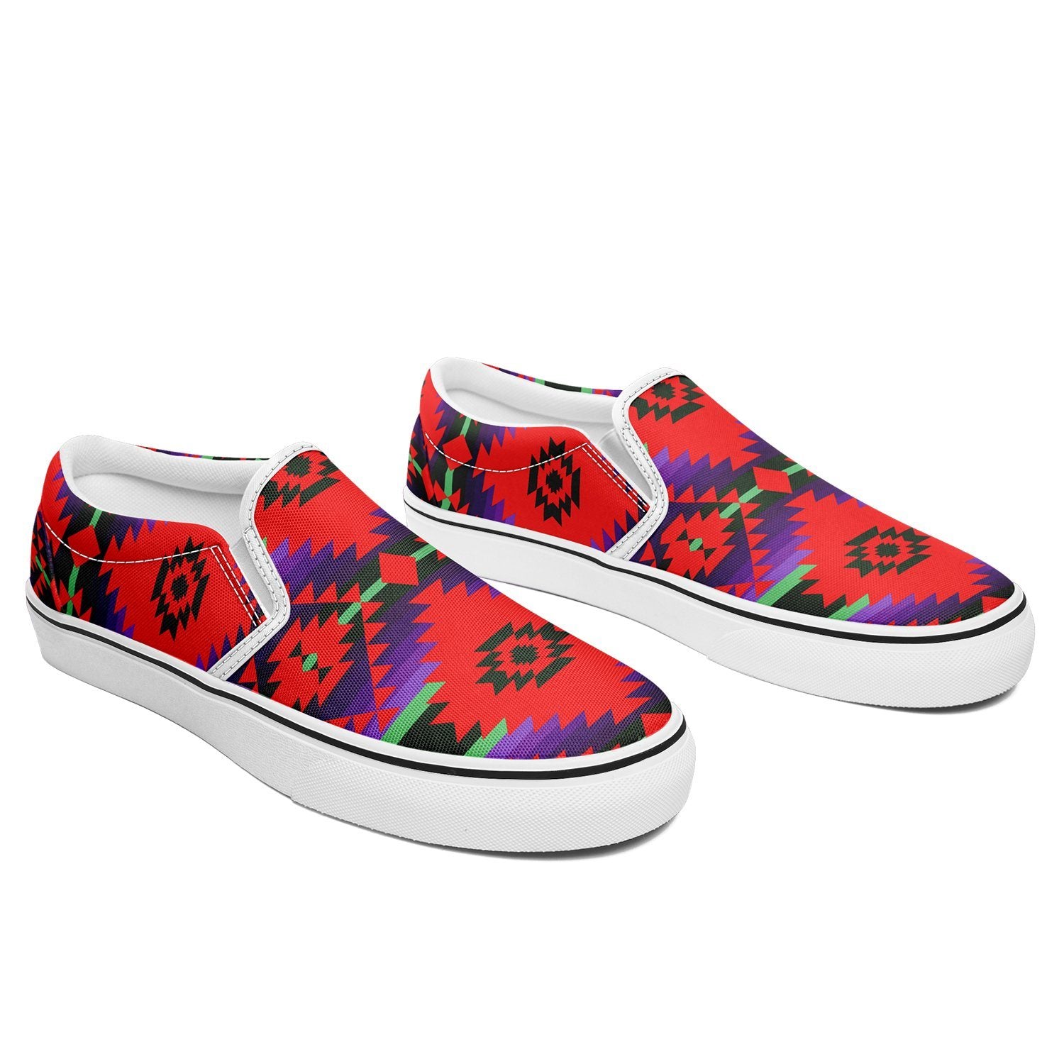 Cree Confederacy Chicken Dance Otoyimm Canvas Slip On Shoes 49 Dzine