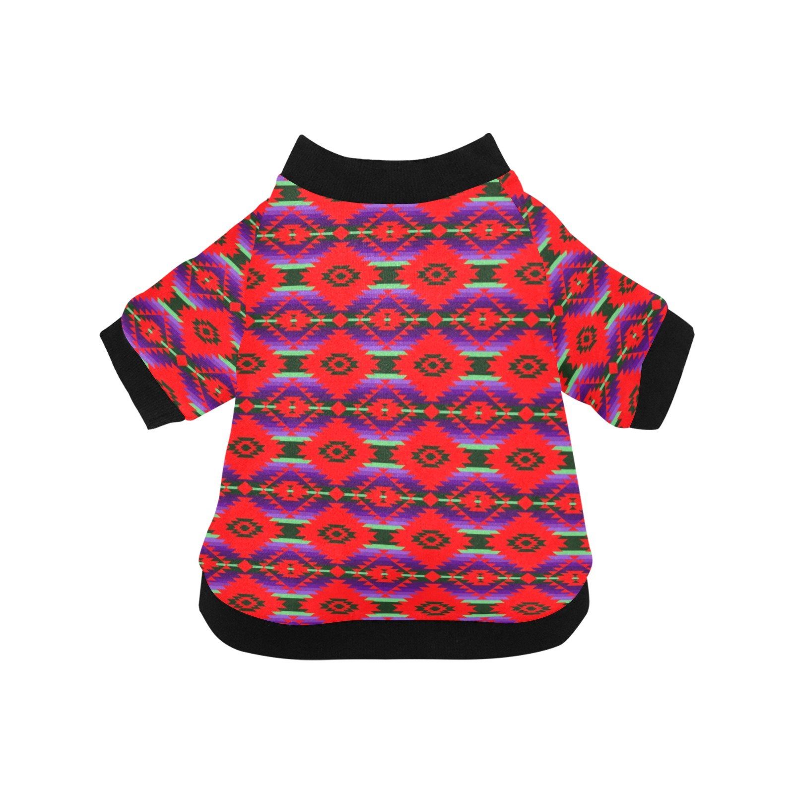 Cree Confederacy Chicken Dance Pet Dog Round Neck Shirt Pet Dog Round Neck Shirt e-joyer