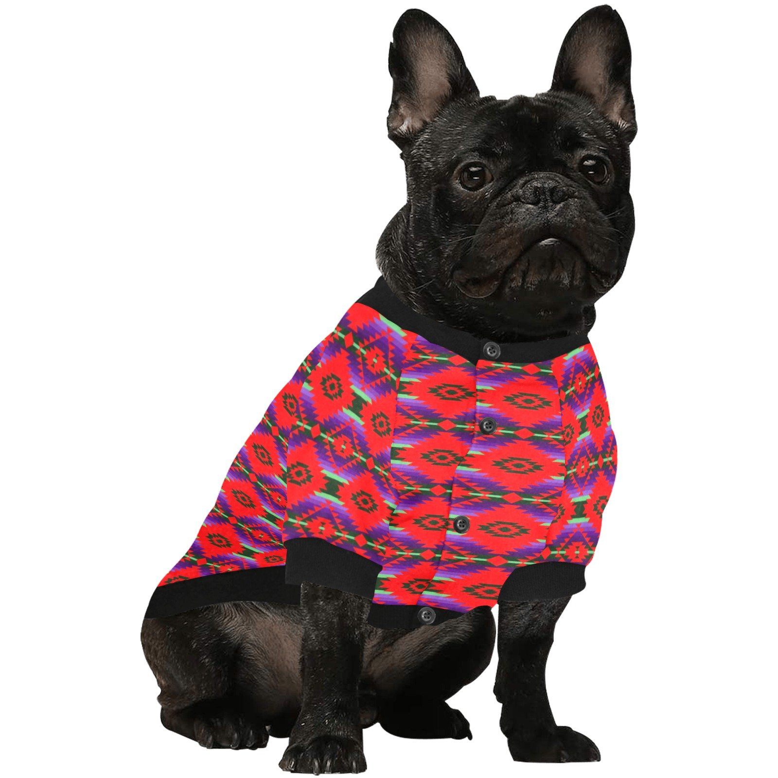 Cree Confederacy Chicken Dance Pet Dog Round Neck Shirt Pet Dog Round Neck Shirt e-joyer