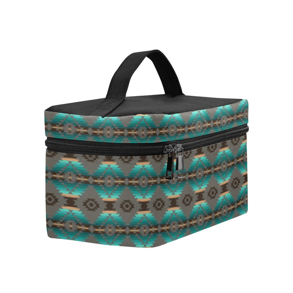 Cree Confederacy Cosmetic Bag/Large (Model 1658) Cosmetic Bag e-joyer