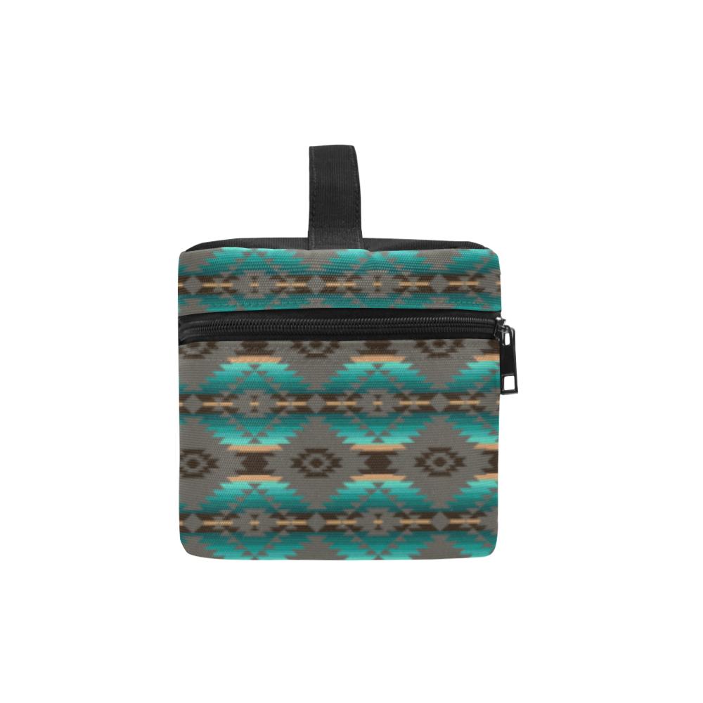 Cree Confederacy Cosmetic Bag/Large (Model 1658) Cosmetic Bag e-joyer