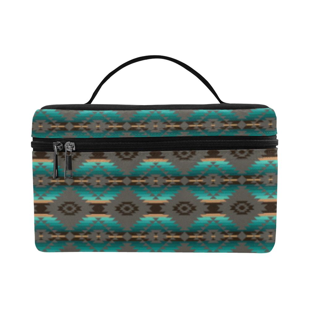 Cree Confederacy Cosmetic Bag/Large (Model 1658) Cosmetic Bag e-joyer