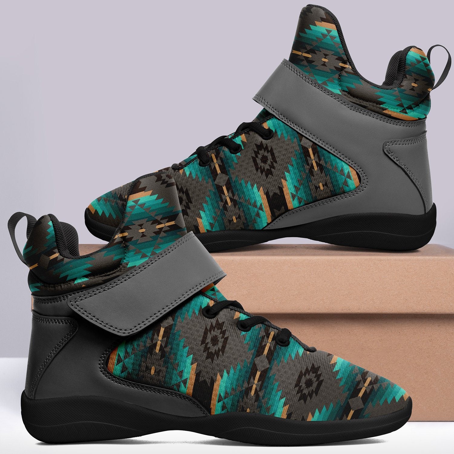 Cree Confederacy Ipottaa Basketball / Sport High Top Shoes 49 Dzine