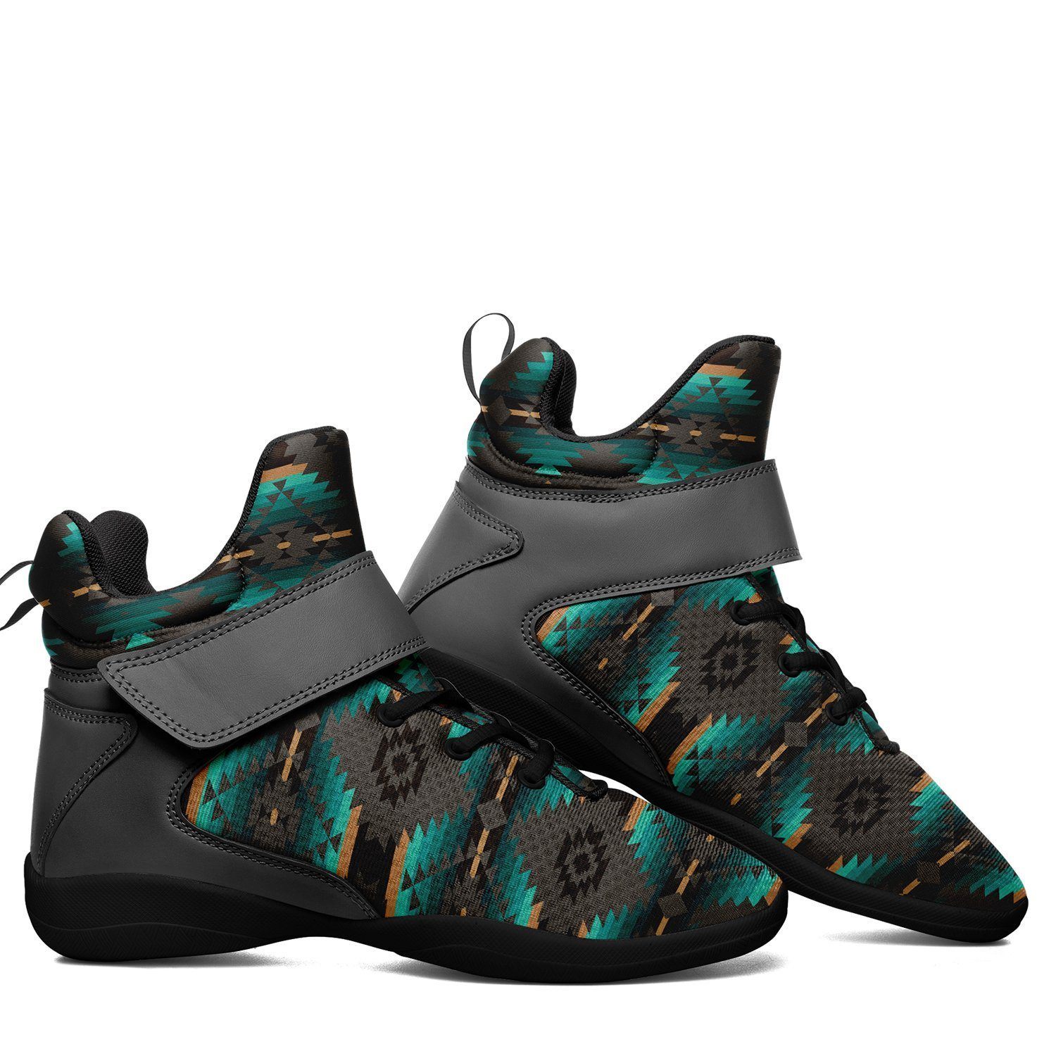 Cree Confederacy Ipottaa Basketball / Sport High Top Shoes - Black Sole 49 Dzine