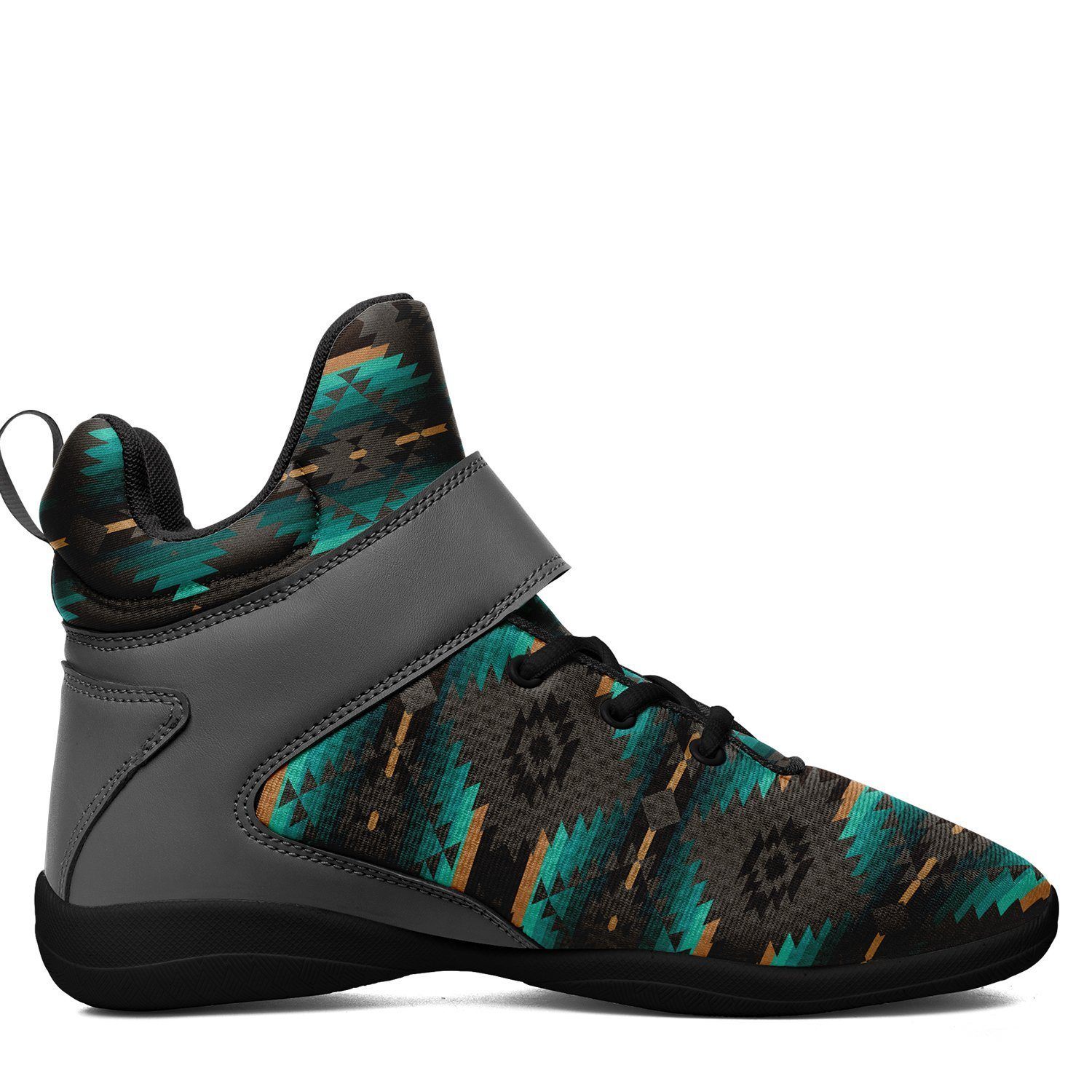 Cree Confederacy Ipottaa Basketball / Sport High Top Shoes - Black Sole 49 Dzine
