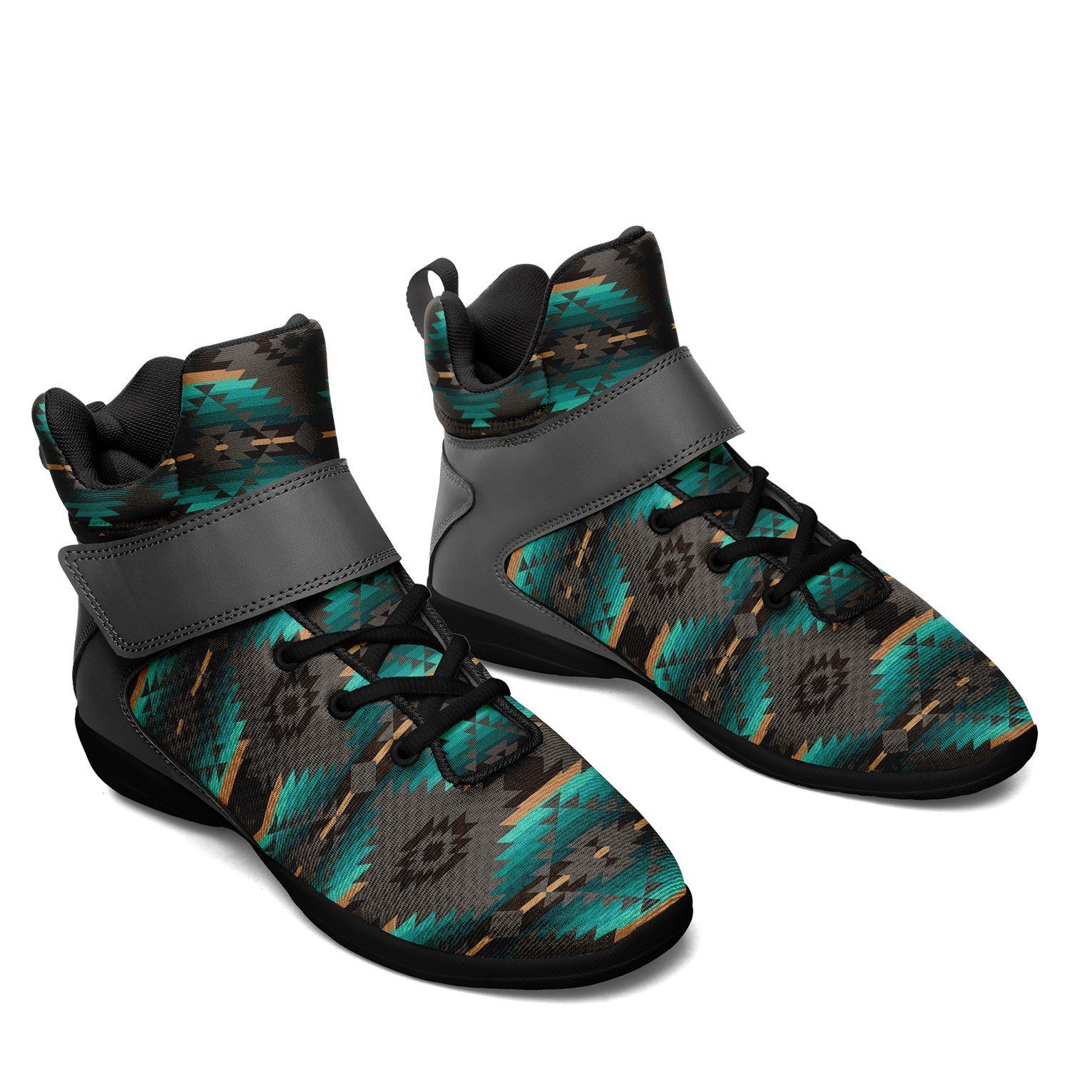 Cree Confederacy Ipottaa Basketball / Sport High Top Shoes - Black Sole 49 Dzine