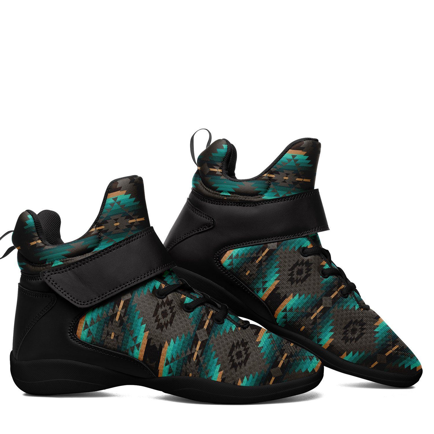 Cree Confederacy Ipottaa Basketball / Sport High Top Shoes - Black Sole 49 Dzine