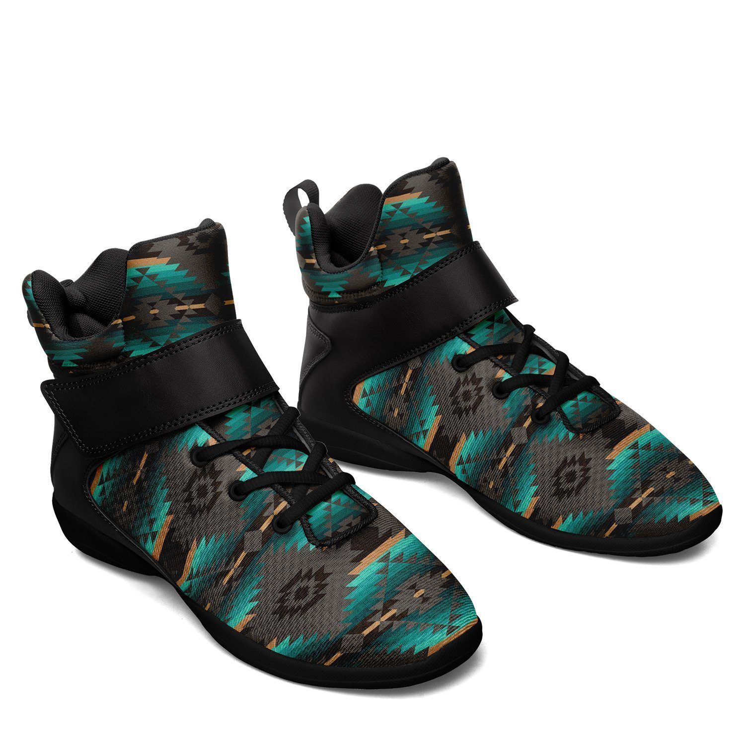 Cree Confederacy Ipottaa Basketball / Sport High Top Shoes - Black Sole 49 Dzine