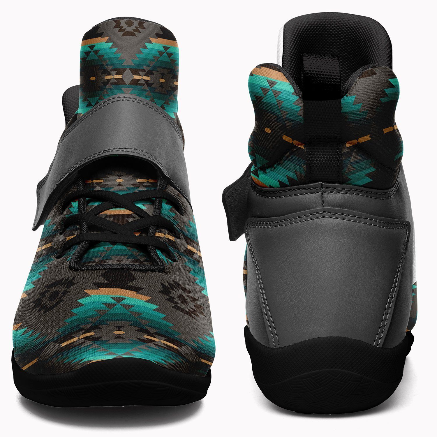 Cree Confederacy Ipottaa Basketball / Sport High Top Shoes - Black Sole 49 Dzine