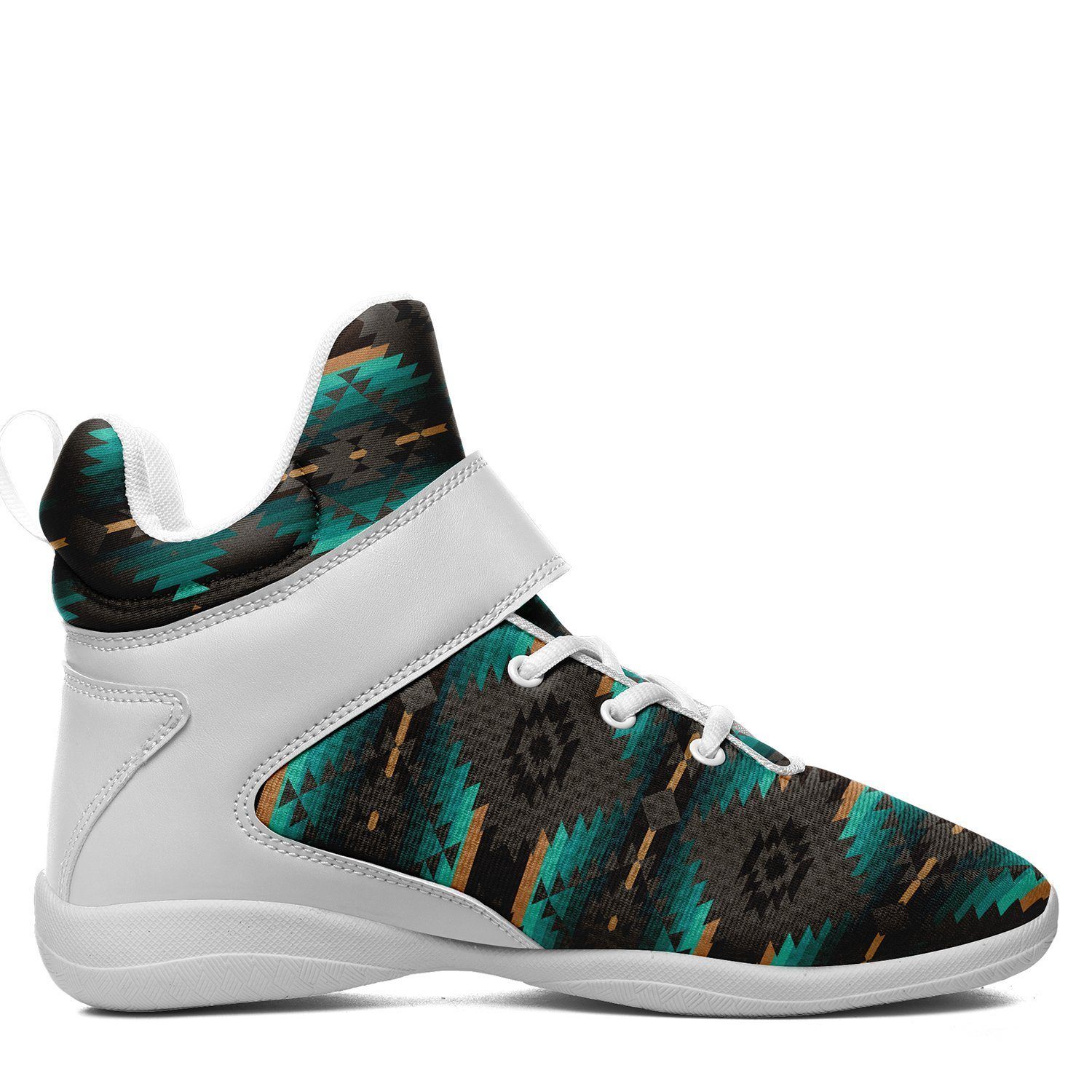Cree Confederacy Ipottaa Basketball / Sport High Top Shoes - White Sole 49 Dzine