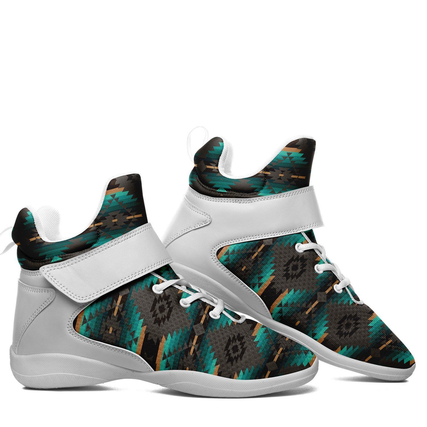 Cree Confederacy Ipottaa Basketball / Sport High Top Shoes - White Sole 49 Dzine