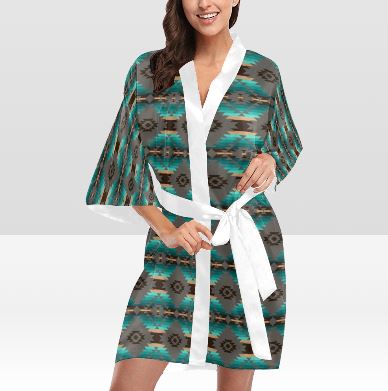 Cree Confederacy Kimono Robe Artsadd