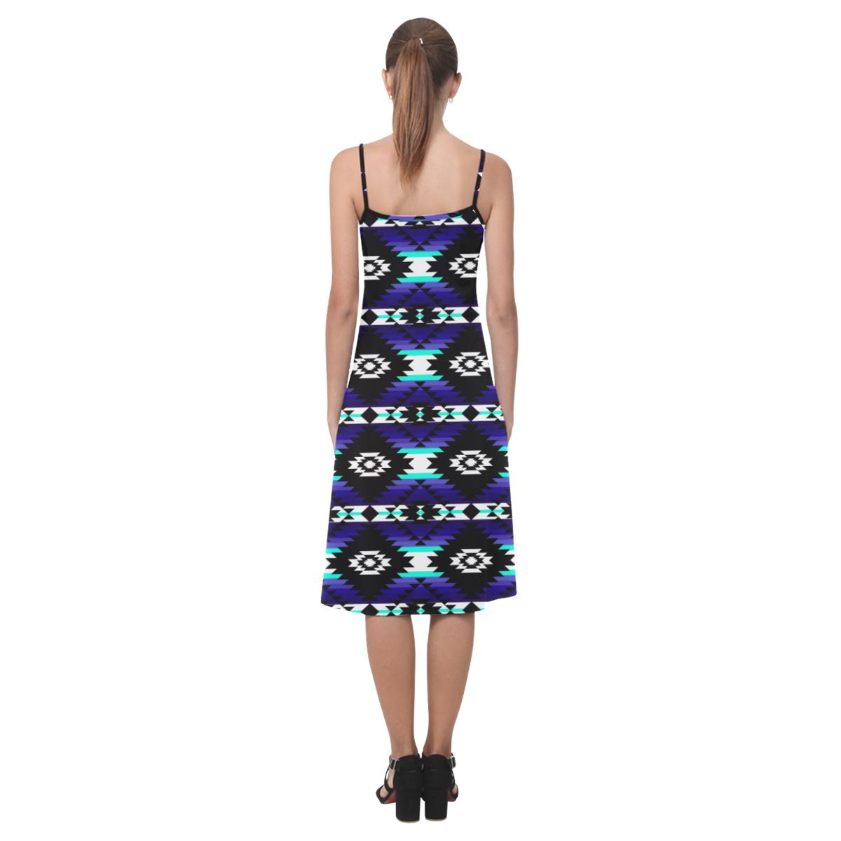 Cree Confederacy Midnight Alcestis Slip Dress (Model D05) Alcestis Slip Dress (D05) e-joyer