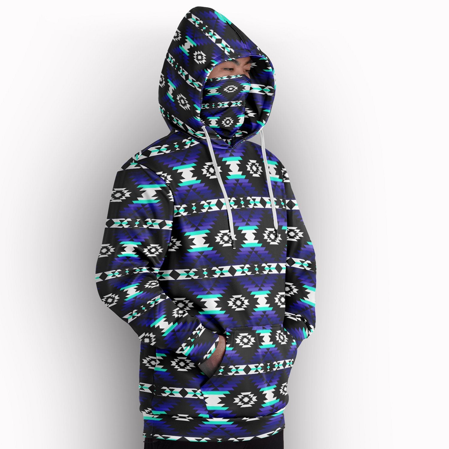 Cree Confederacy Midnight Hoodie with Face Cover 49 Dzine 