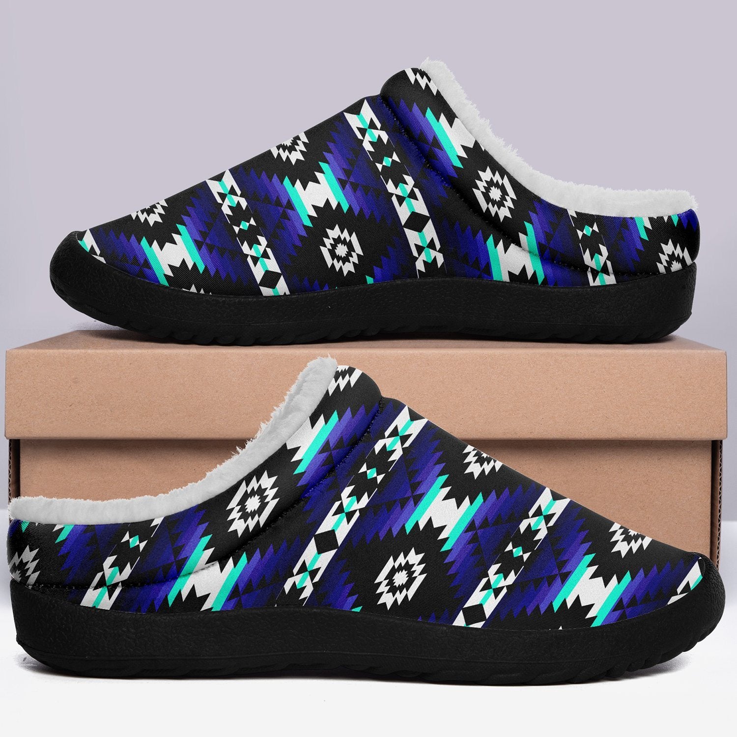 Cree Confederacy Midnight Ikinnii Indoor Slipper 49 Dzine