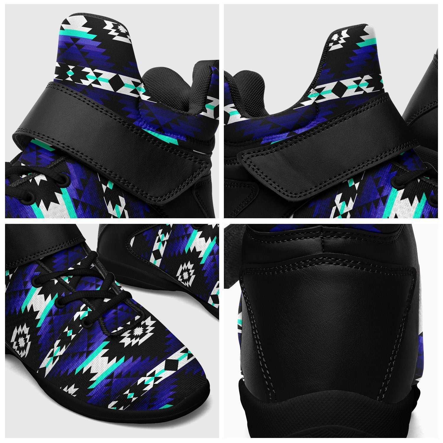 Cree Confederacy Midnight Ipottaa Basketball / Sport High Top Shoes - Black Sole 49 Dzine