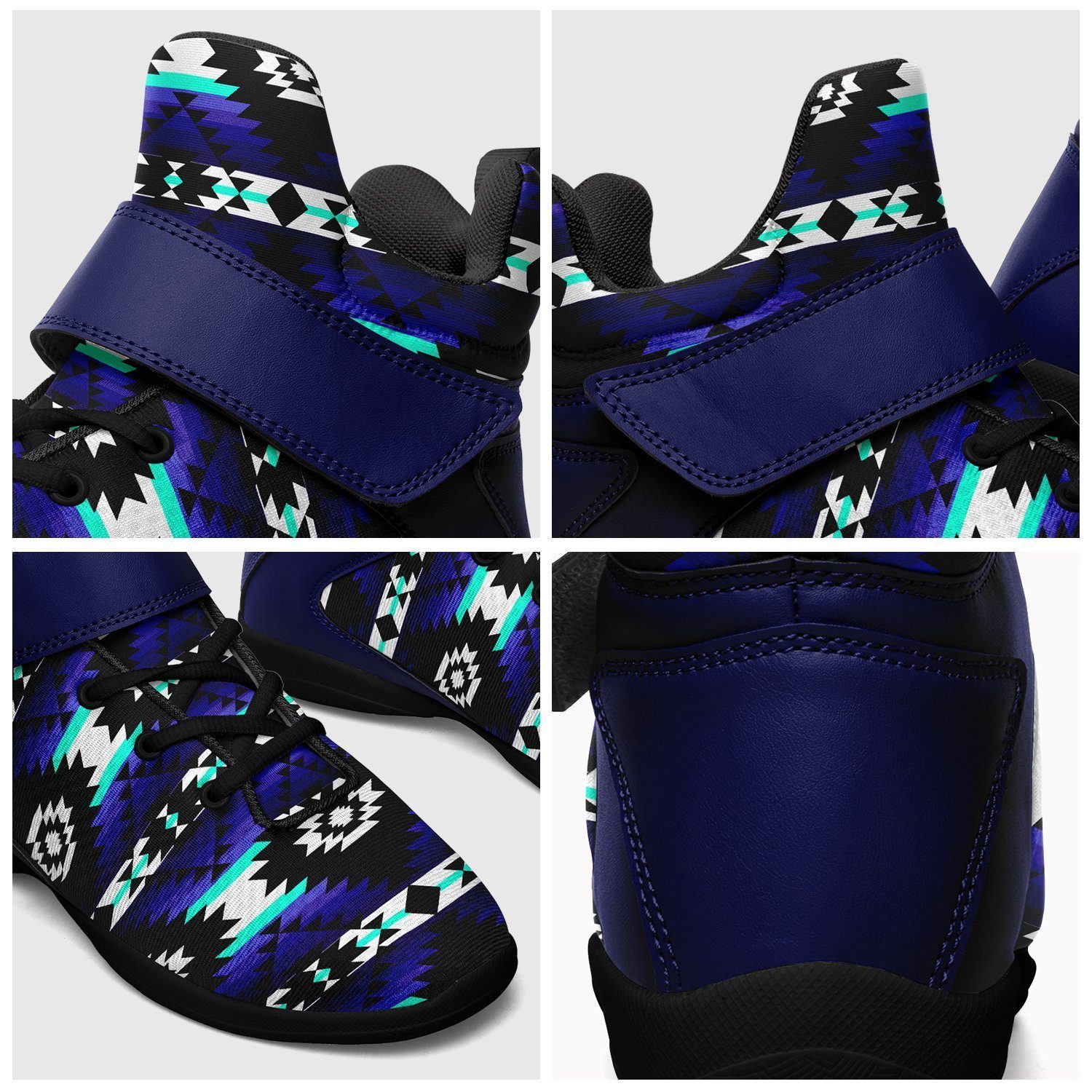 Cree Confederacy Midnight Ipottaa Basketball / Sport High Top Shoes - Black Sole 49 Dzine