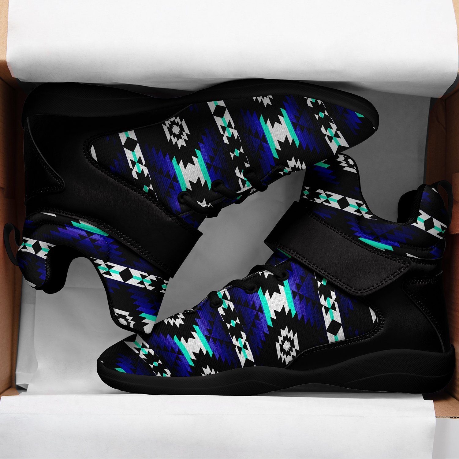 Cree Confederacy Midnight Ipottaa Basketball / Sport High Top Shoes - Black Sole 49 Dzine