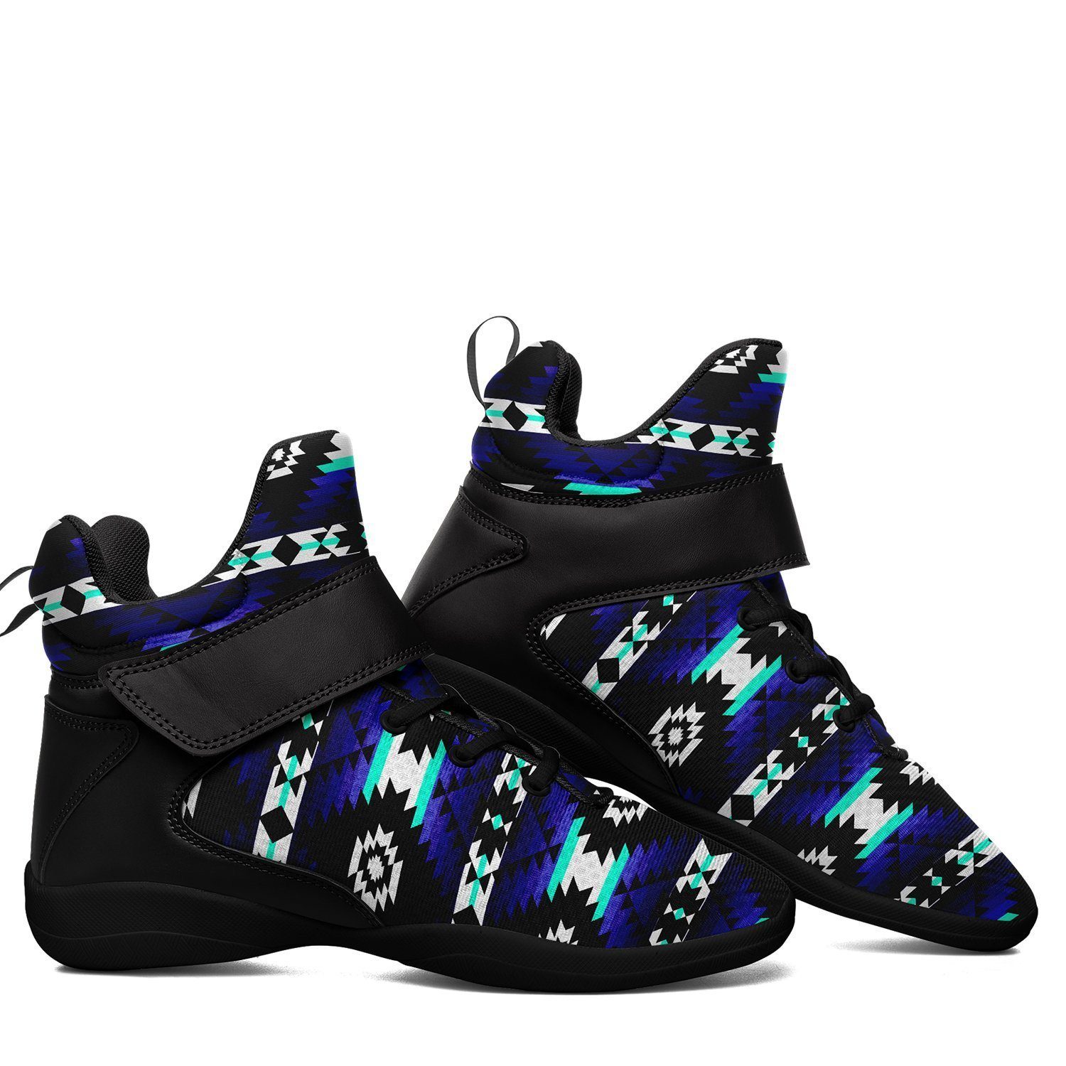 Cree Confederacy Midnight Ipottaa Basketball / Sport High Top Shoes - Black Sole 49 Dzine