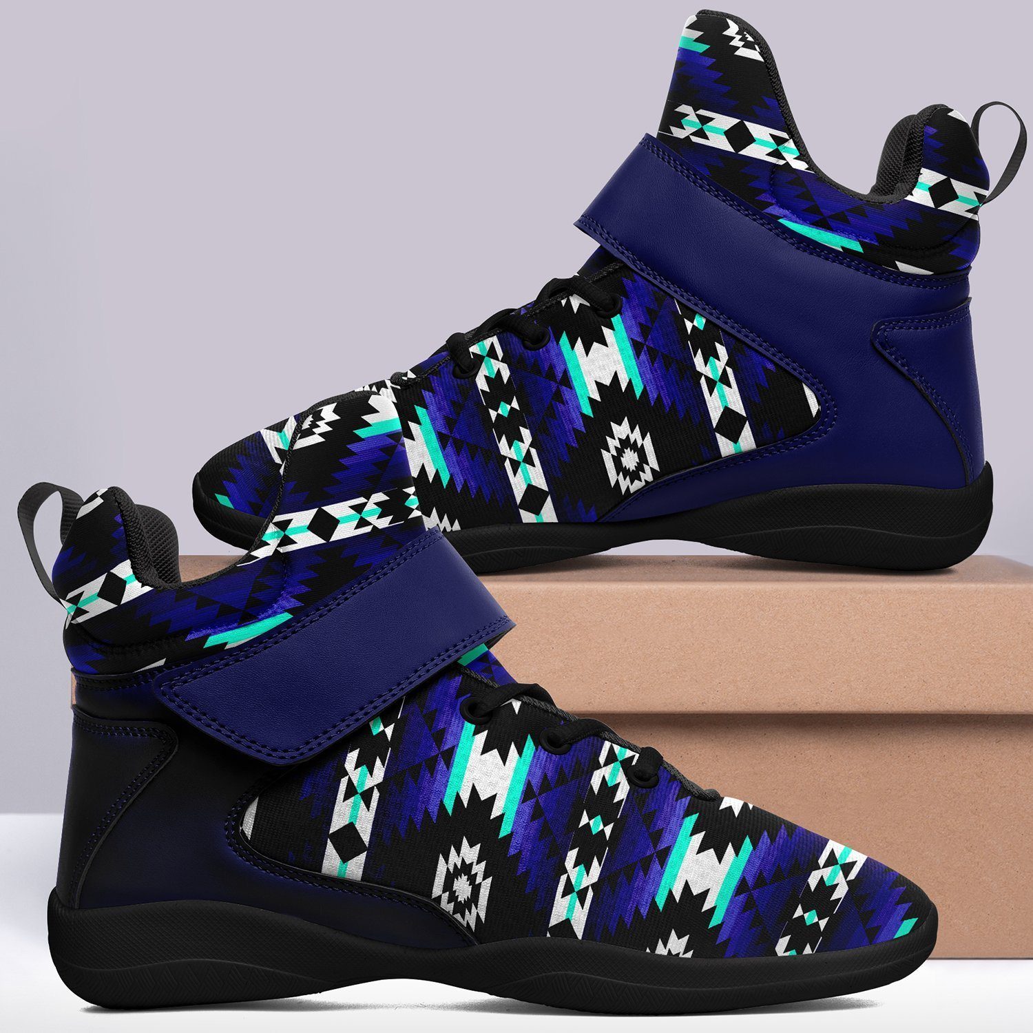 Cree Confederacy Midnight Ipottaa Basketball / Sport High Top Shoes - Black Sole 49 Dzine