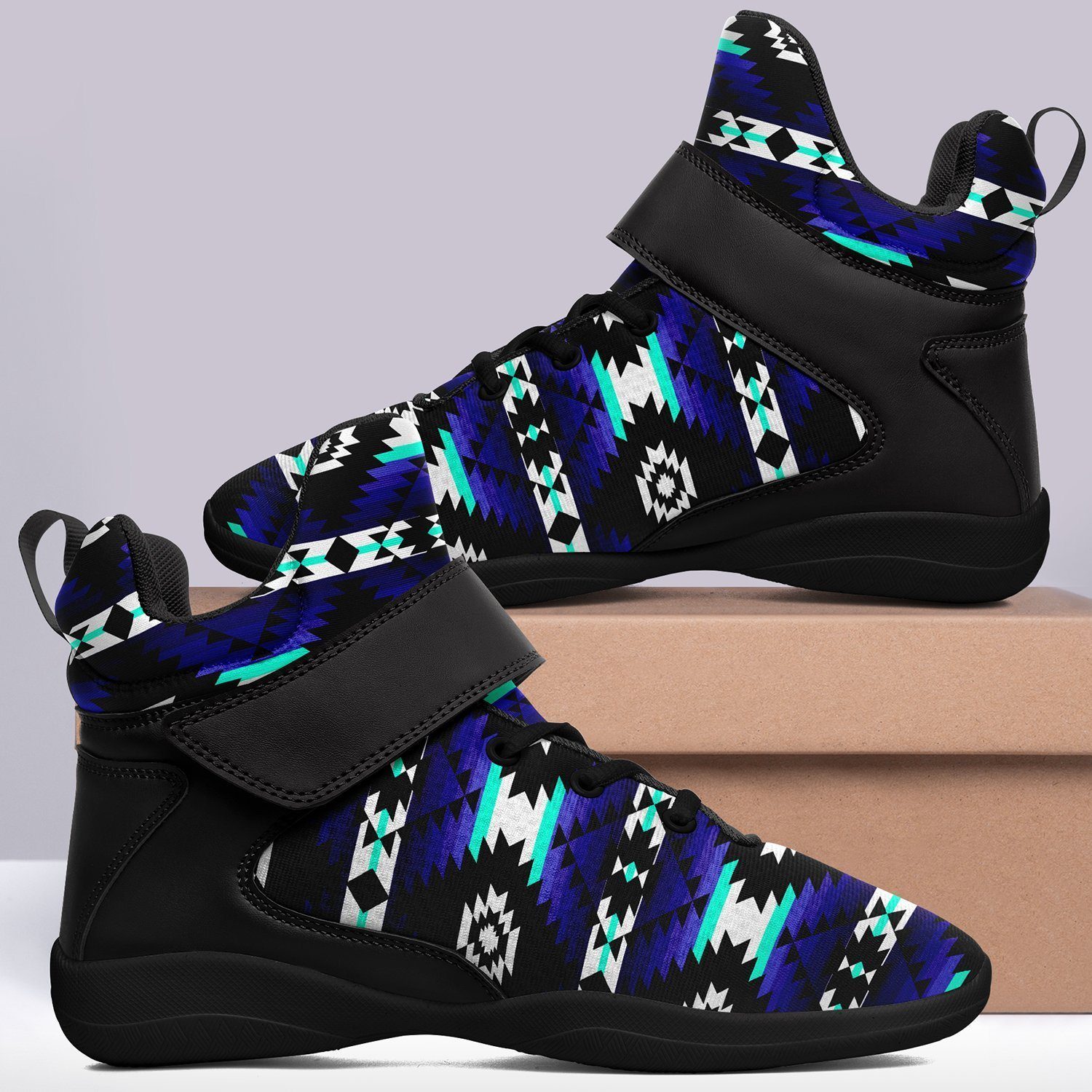 Cree Confederacy Midnight Ipottaa Basketball / Sport High Top Shoes - Black Sole 49 Dzine