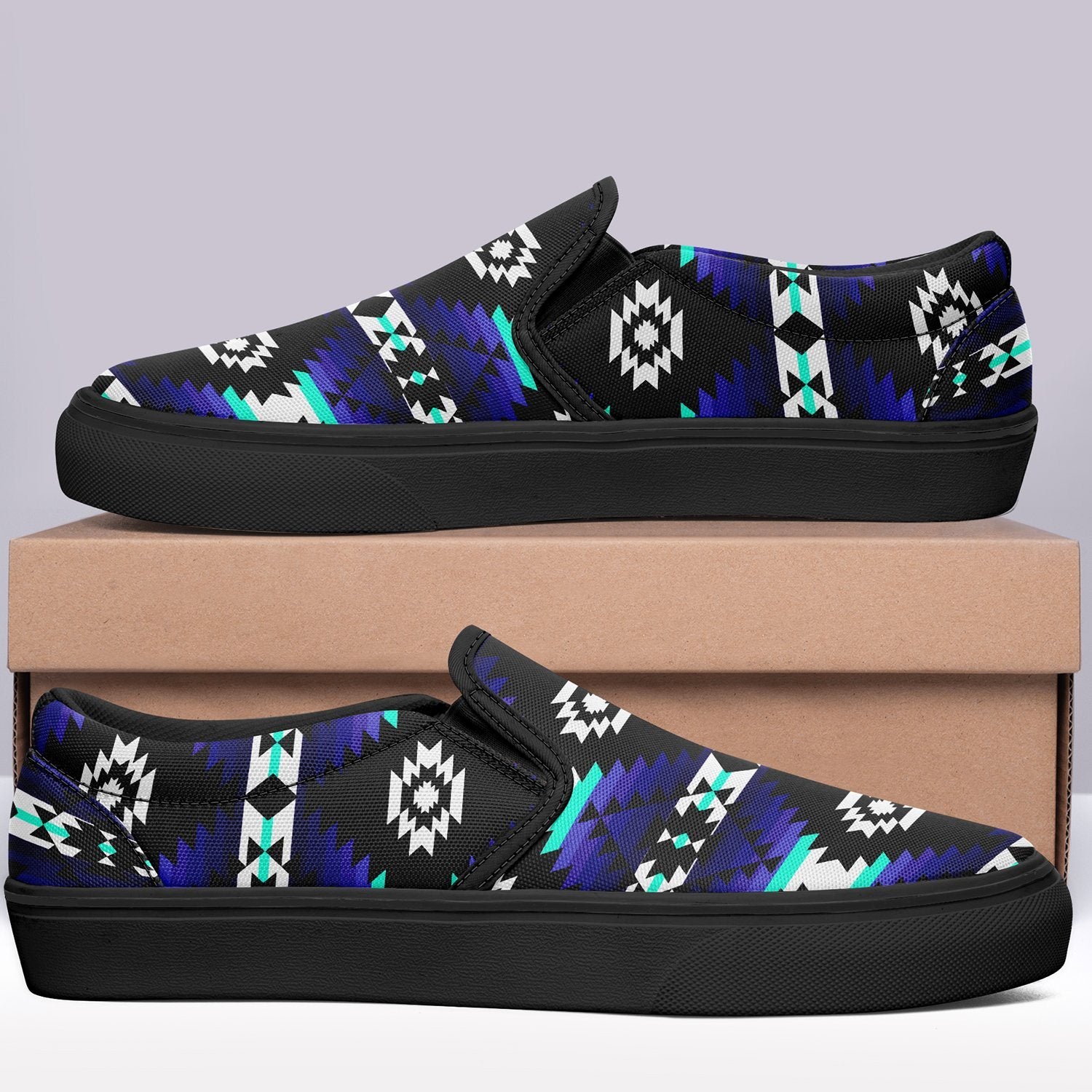 Cree Confederacy Midnight Otoyimm Canvas Slip On Shoes 49 Dzine