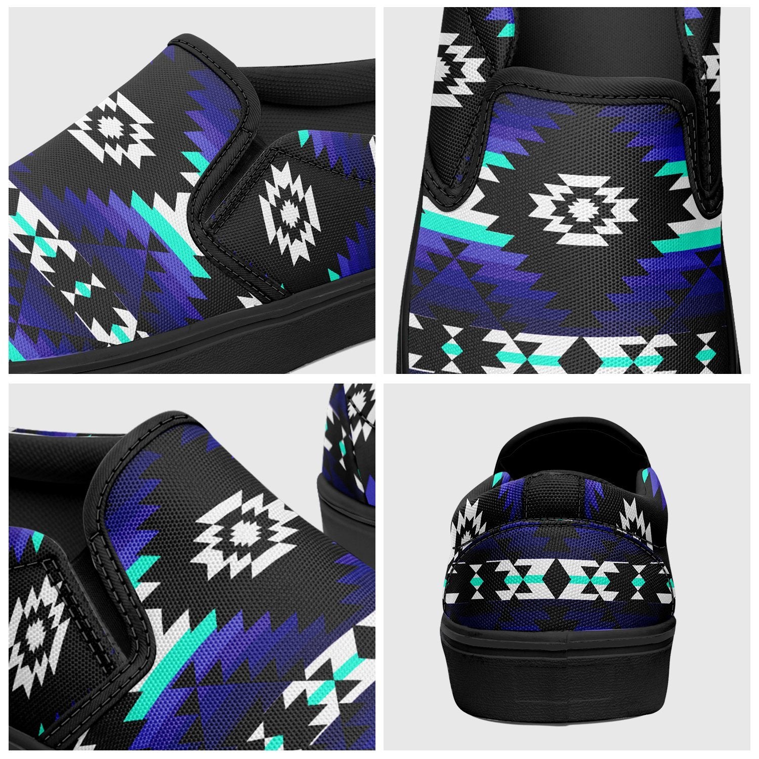Cree Confederacy Midnight Otoyimm Canvas Slip On Shoes 49 Dzine