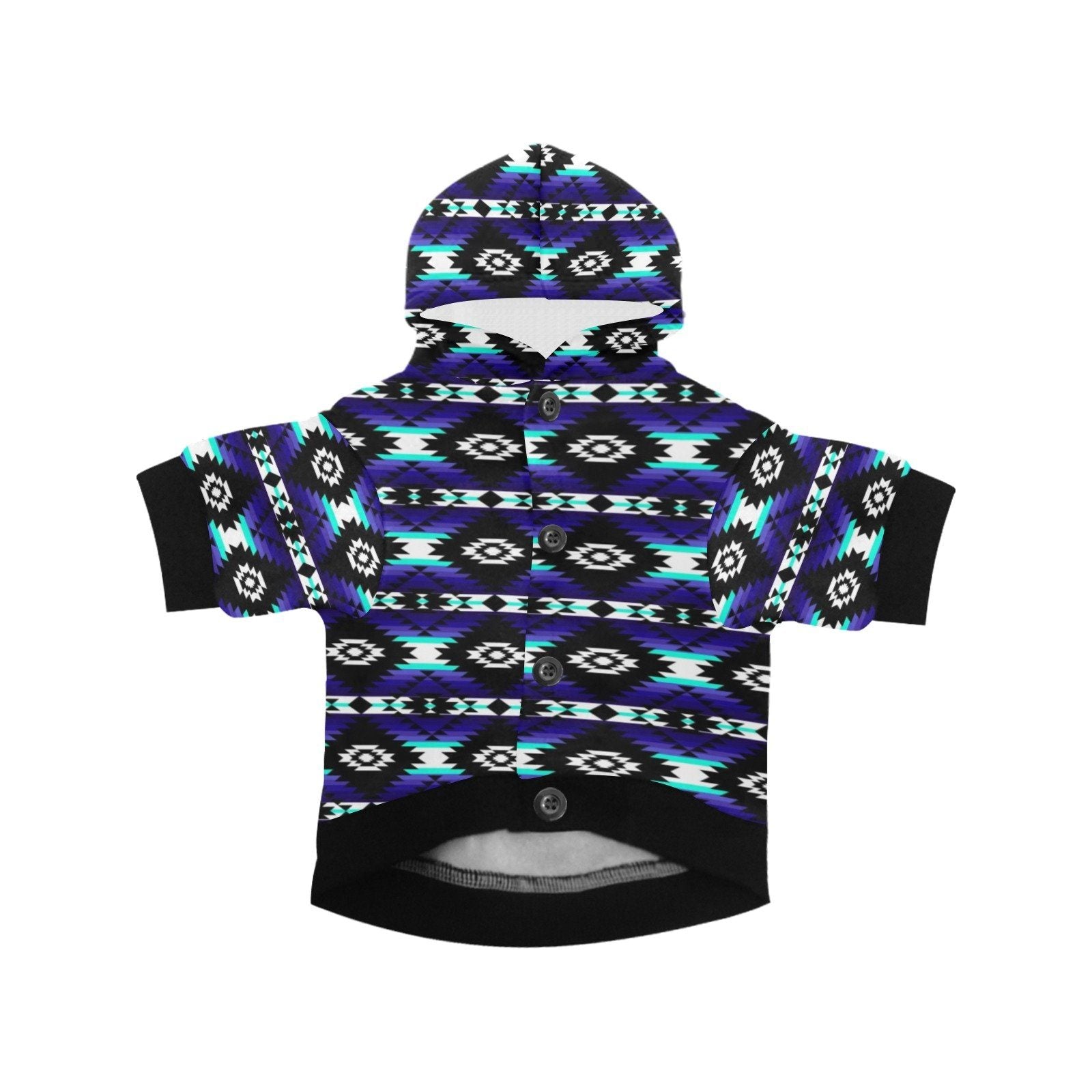 Cree Confederacy Midnight Pet Dog Hoodie Pet Dog Hoodie e-joyer