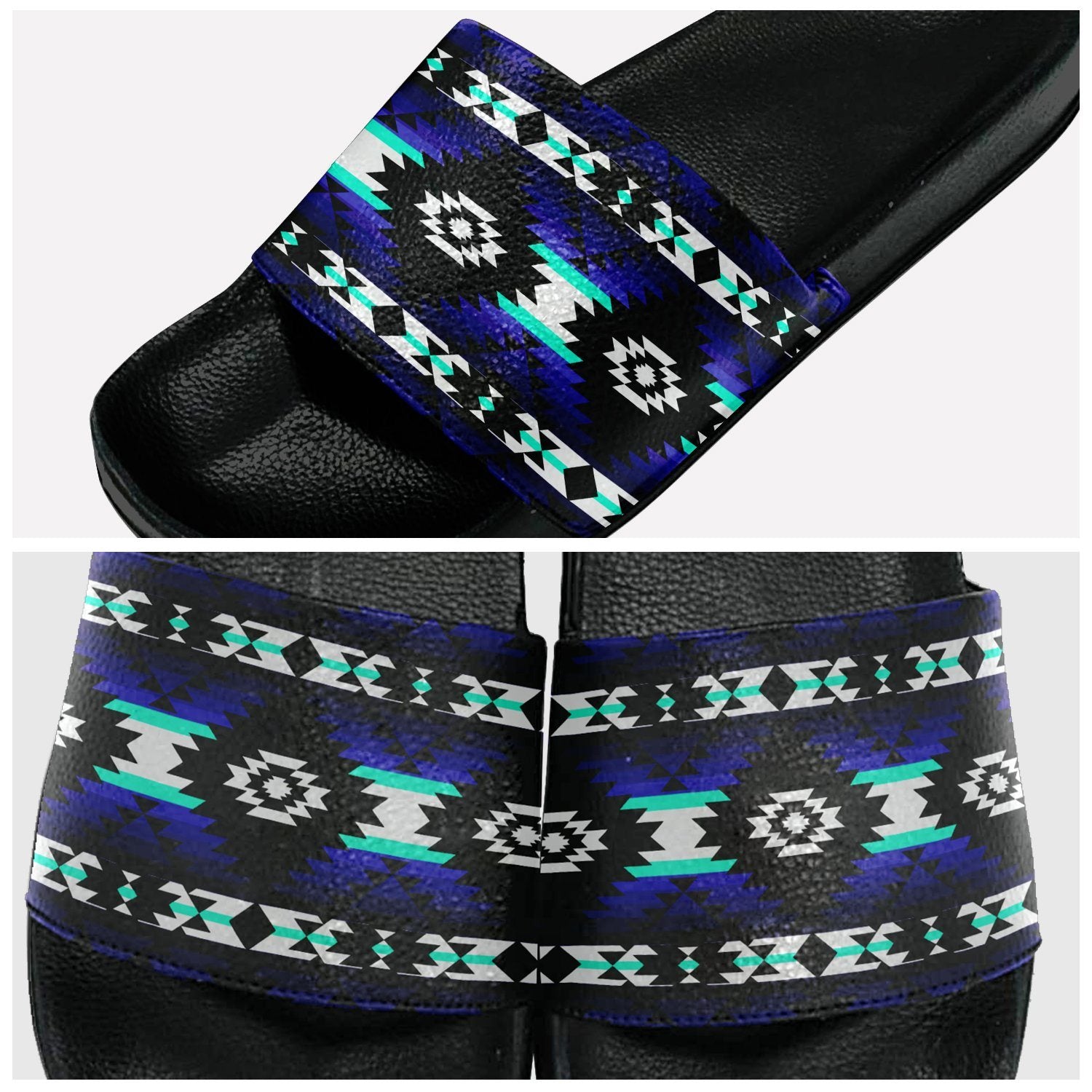 Cree Confederacy Midnight Slide Sandals 49 Dzine