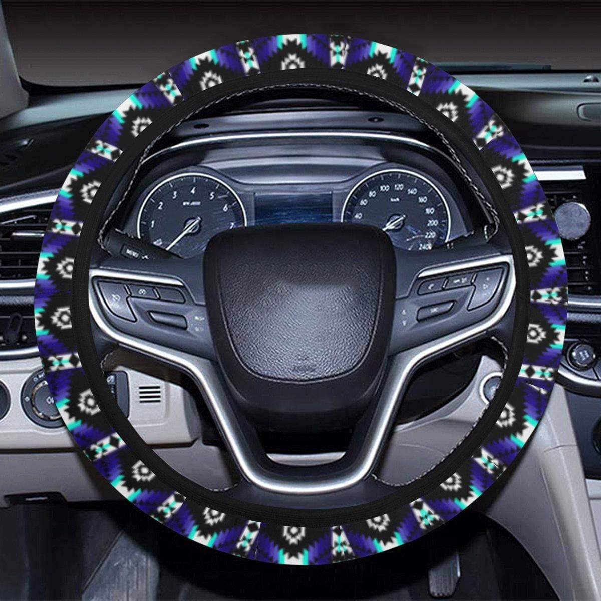 Cree Confederacy Midnight Steering Wheel Cover with Elastic Edge Steering Wheel Cover with Elastic Edge e-joyer 