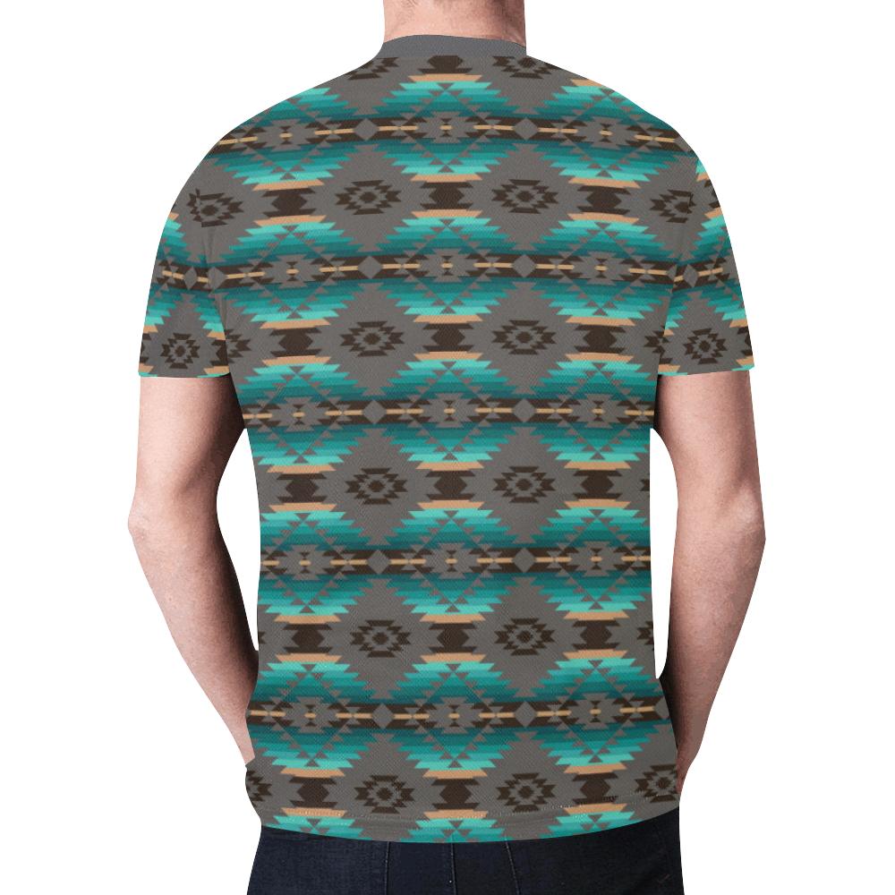 Cree Confederacy New All Over Print T-shirt for Men (Model T45) New All Over Print T-shirt for Men (T45) e-joyer