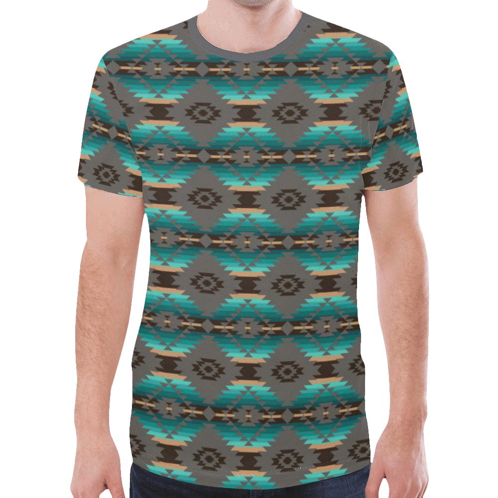 Cree Confederacy New All Over Print T-shirt for Men (Model T45) New All Over Print T-shirt for Men (T45) e-joyer