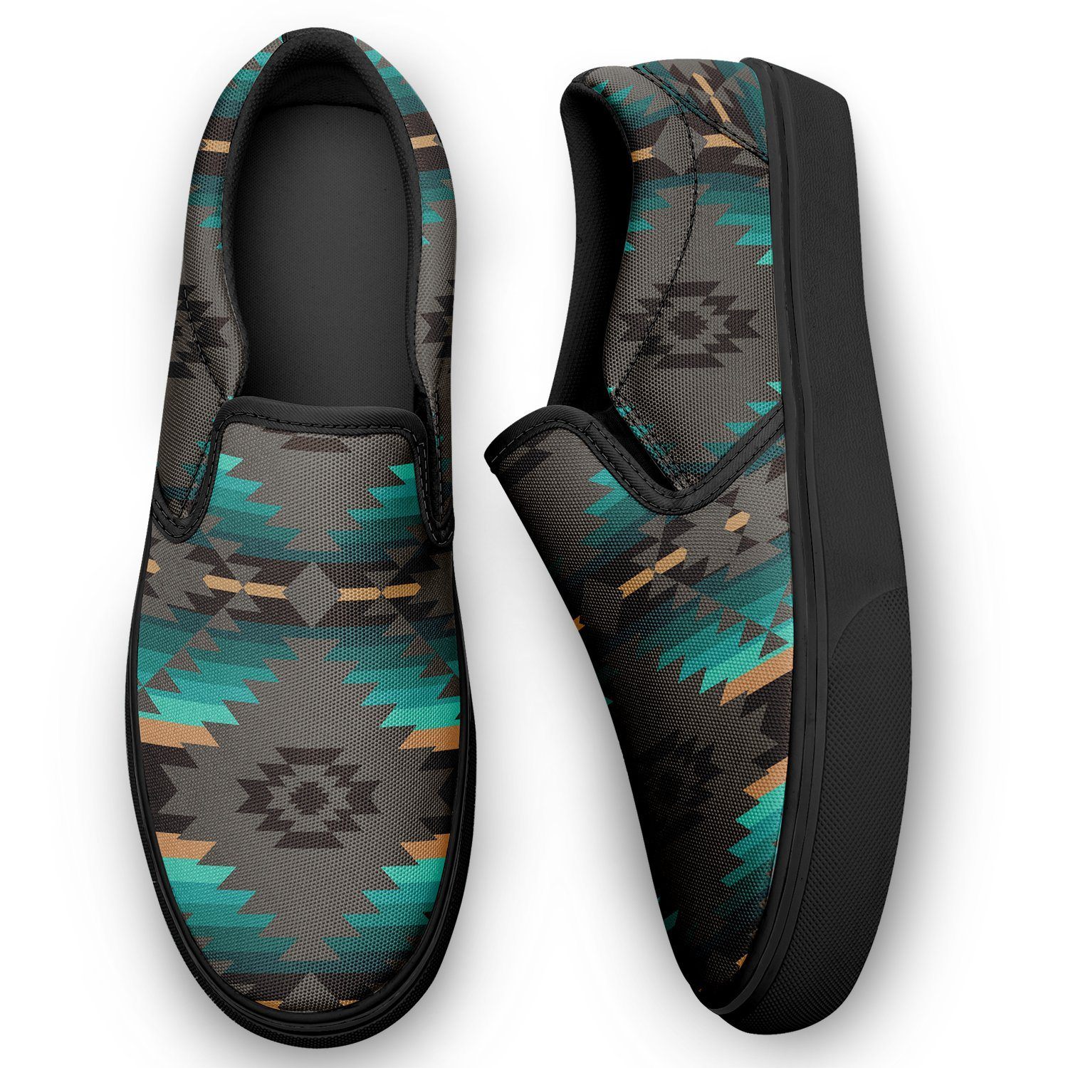 Cree Confederacy Otoyimm Kid's Canvas Slip On Shoes 49 Dzine
