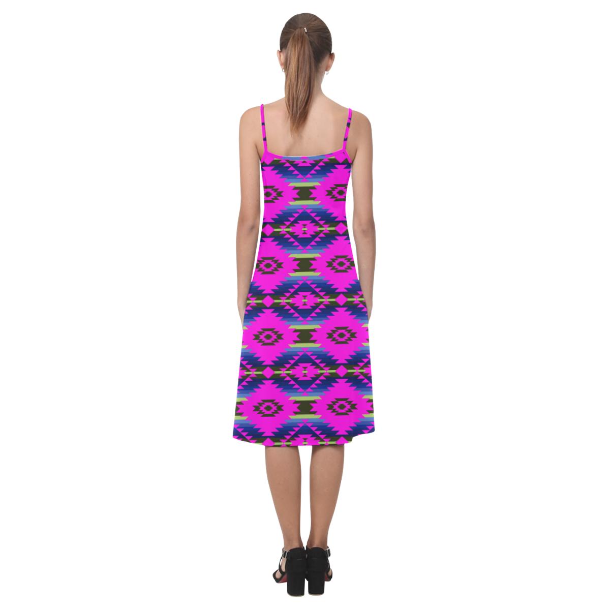 Cree Confederacy Ribbon Dress Alcestis Slip Dress (Model D05) Alcestis Slip Dress (D05) e-joyer