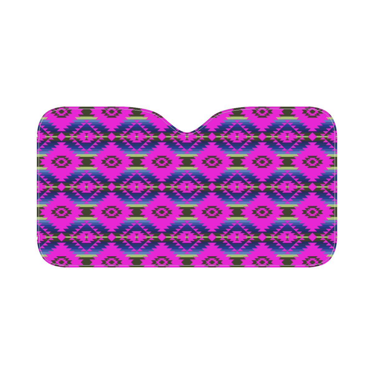 Cree Confederacy Ribbon Dress Car Sun Shade 55"x30" Car Sun Shade e-joyer