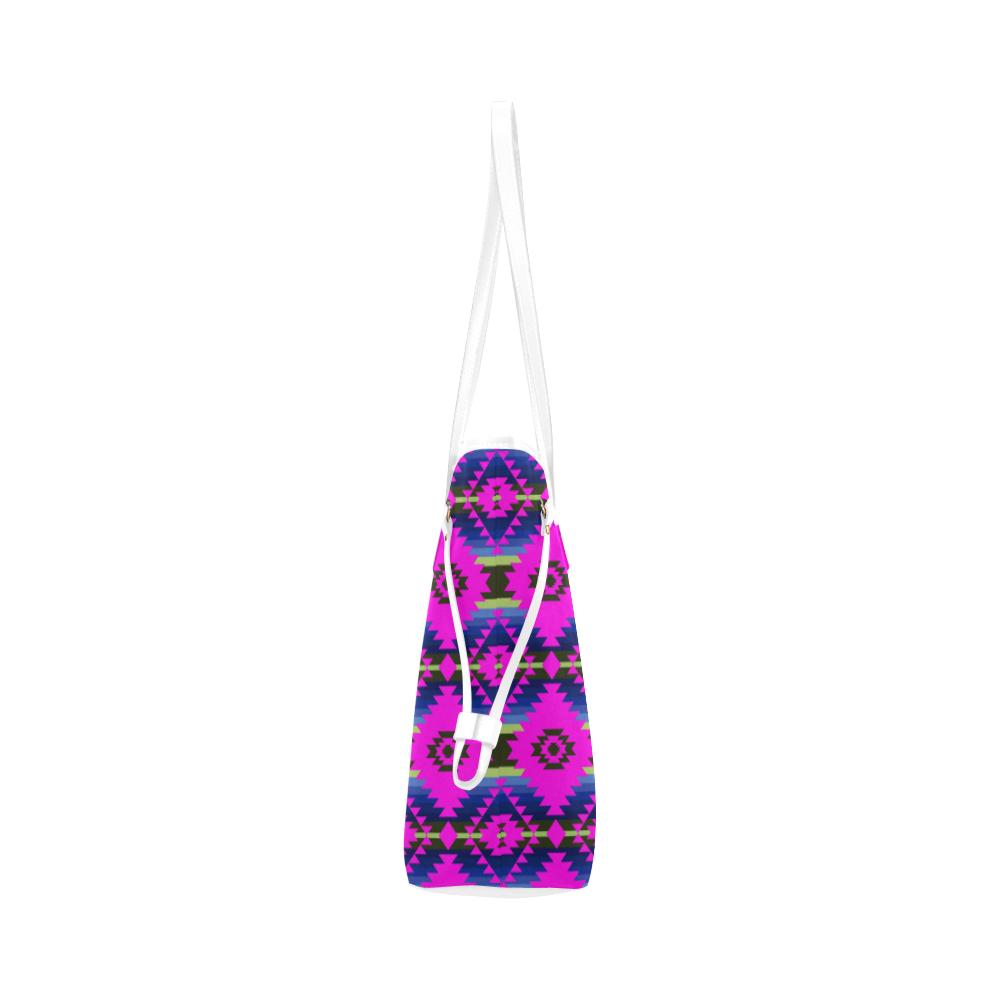 Cree Confederacy Ribbon Dress Clover Canvas Tote Bag (Model 1661) Clover Canvas Tote Bag (1661) e-joyer