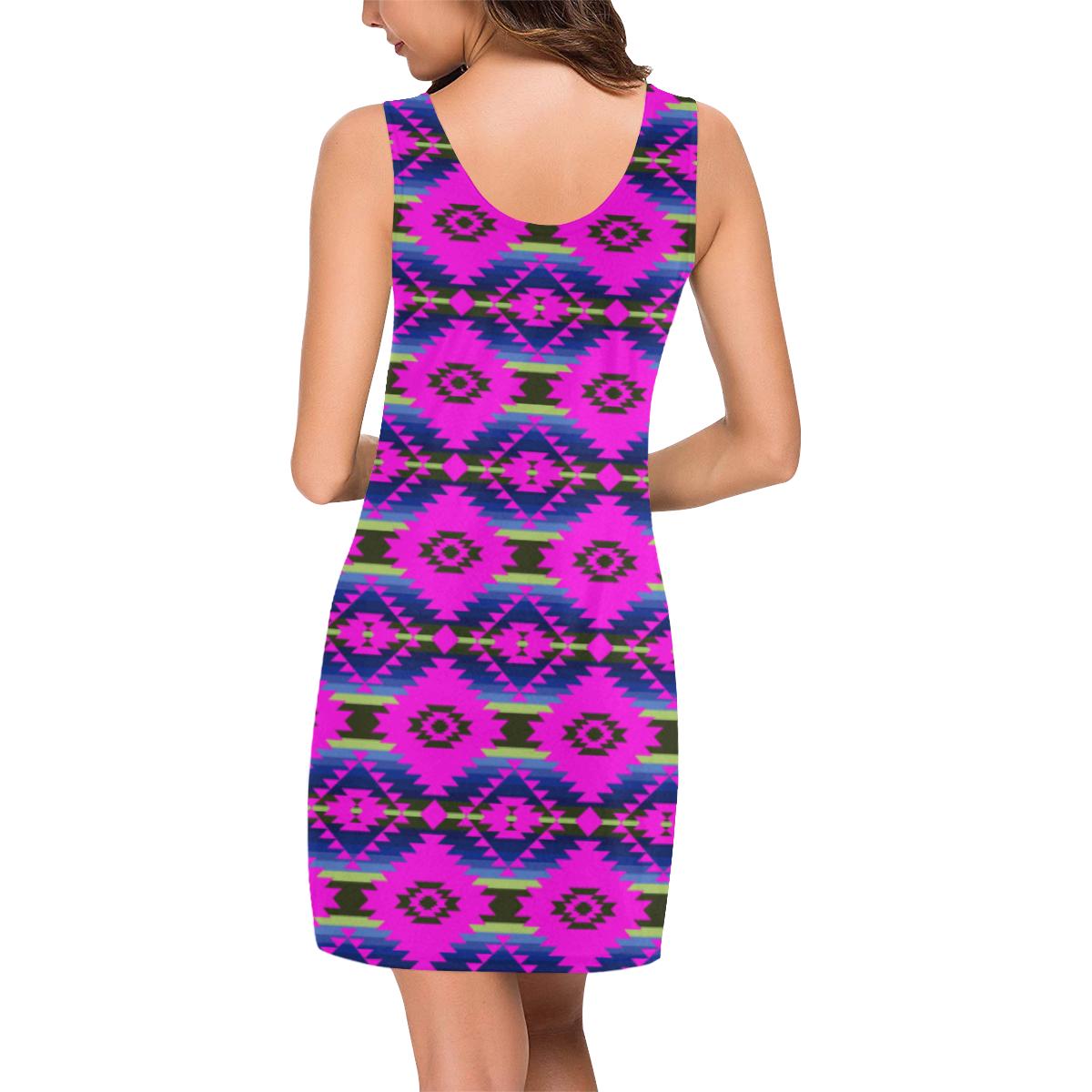 Cree Confederacy Ribbon Dress IkstsÃmiwa Vest Dress (Model D06) Medea Vest Dress (D06) e-joyer