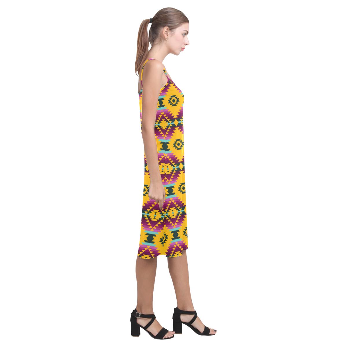 Cree Confederacy Summer Gathering Alcestis Slip Dress (Model D05) Alcestis Slip Dress (D05) e-joyer