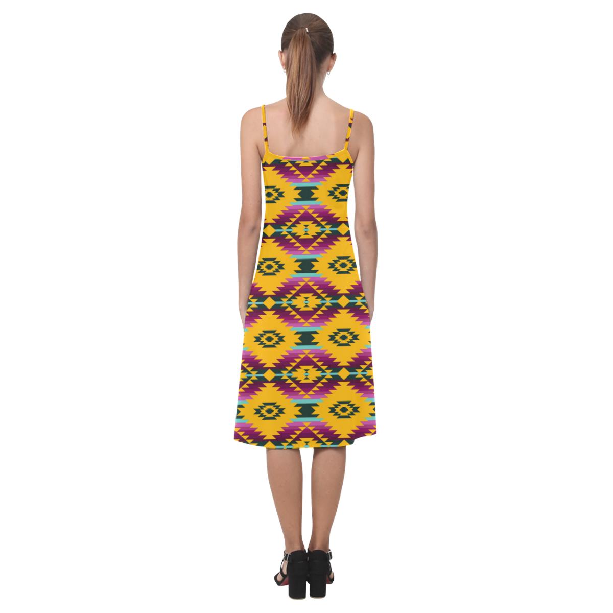Cree Confederacy Summer Gathering Alcestis Slip Dress (Model D05) Alcestis Slip Dress (D05) e-joyer