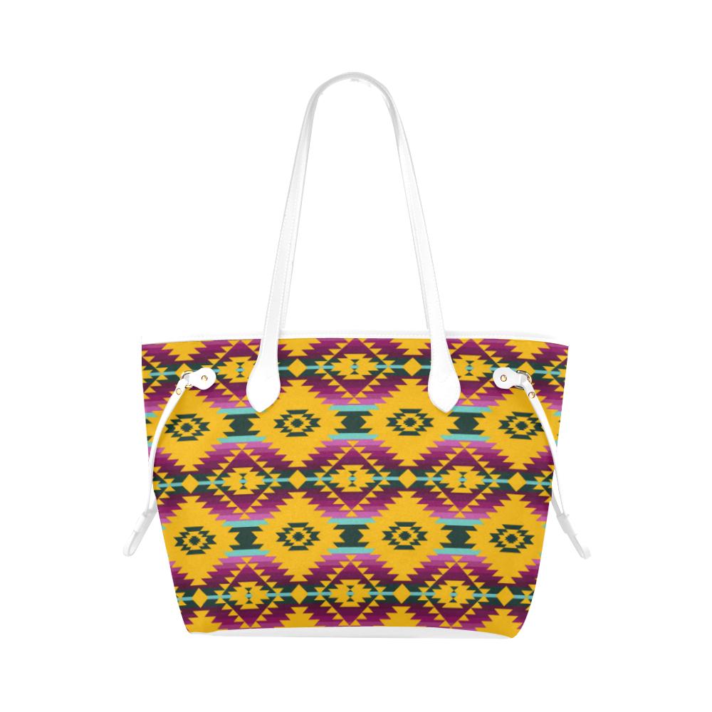Cree Confederacy Summer Gathering Clover Canvas Tote Bag (Model 1661) Clover Canvas Tote Bag (1661) e-joyer