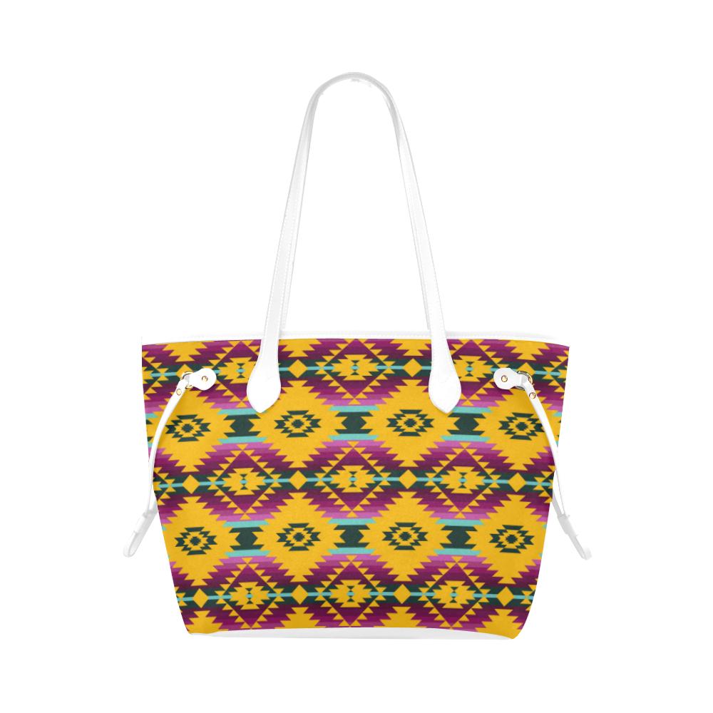 Cree Confederacy Summer Gathering Clover Canvas Tote Bag (Model 1661) Clover Canvas Tote Bag (1661) e-joyer