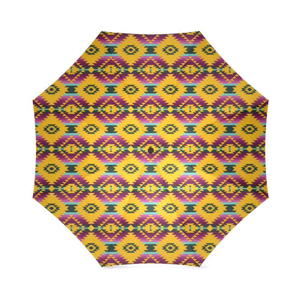Cree Confederacy Summer Gathering Foldable Umbrella Foldable Umbrella e-joyer