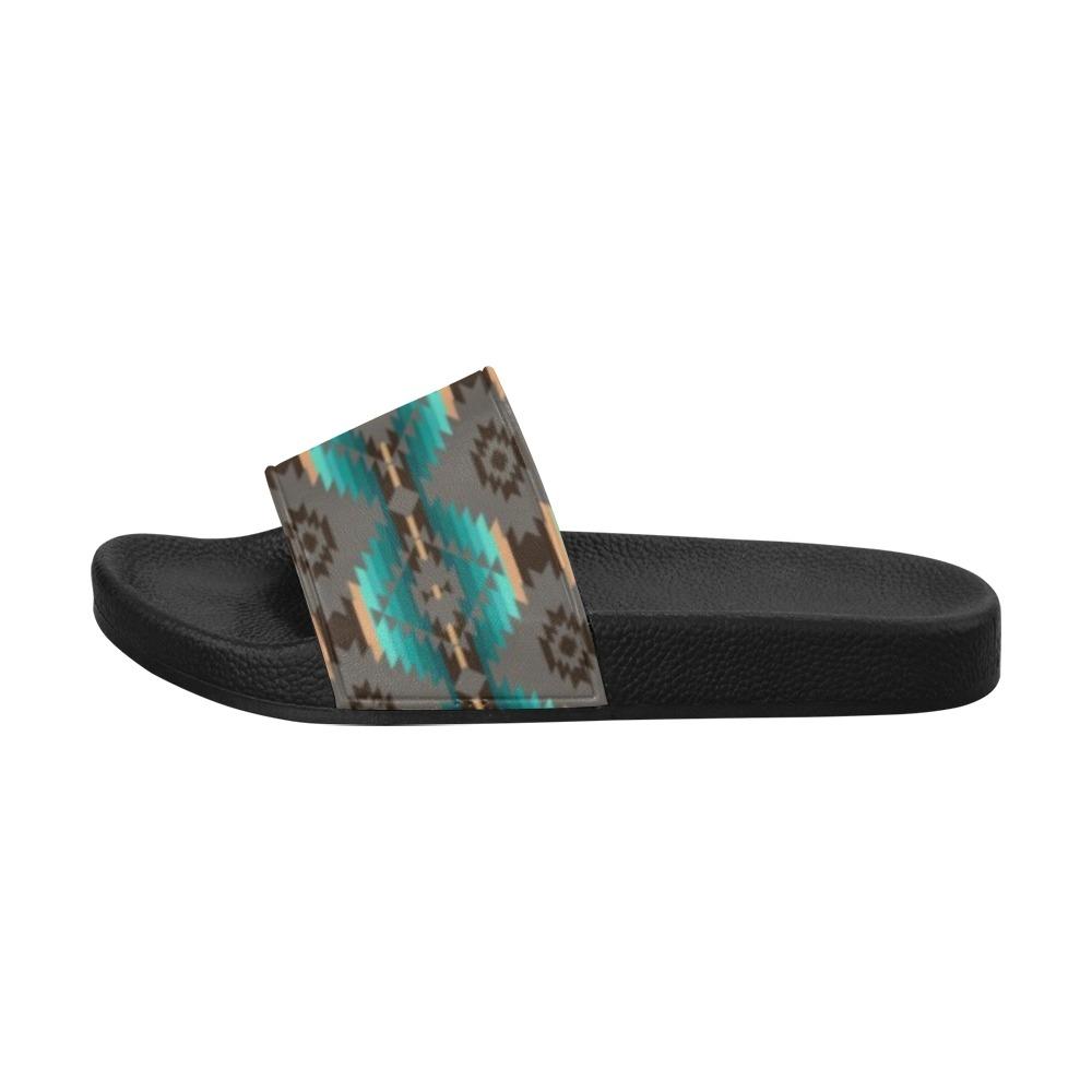 Cree Confederacy Women's Slide Sandals (Model 057) Women's Slide Sandals (057) e-joyer