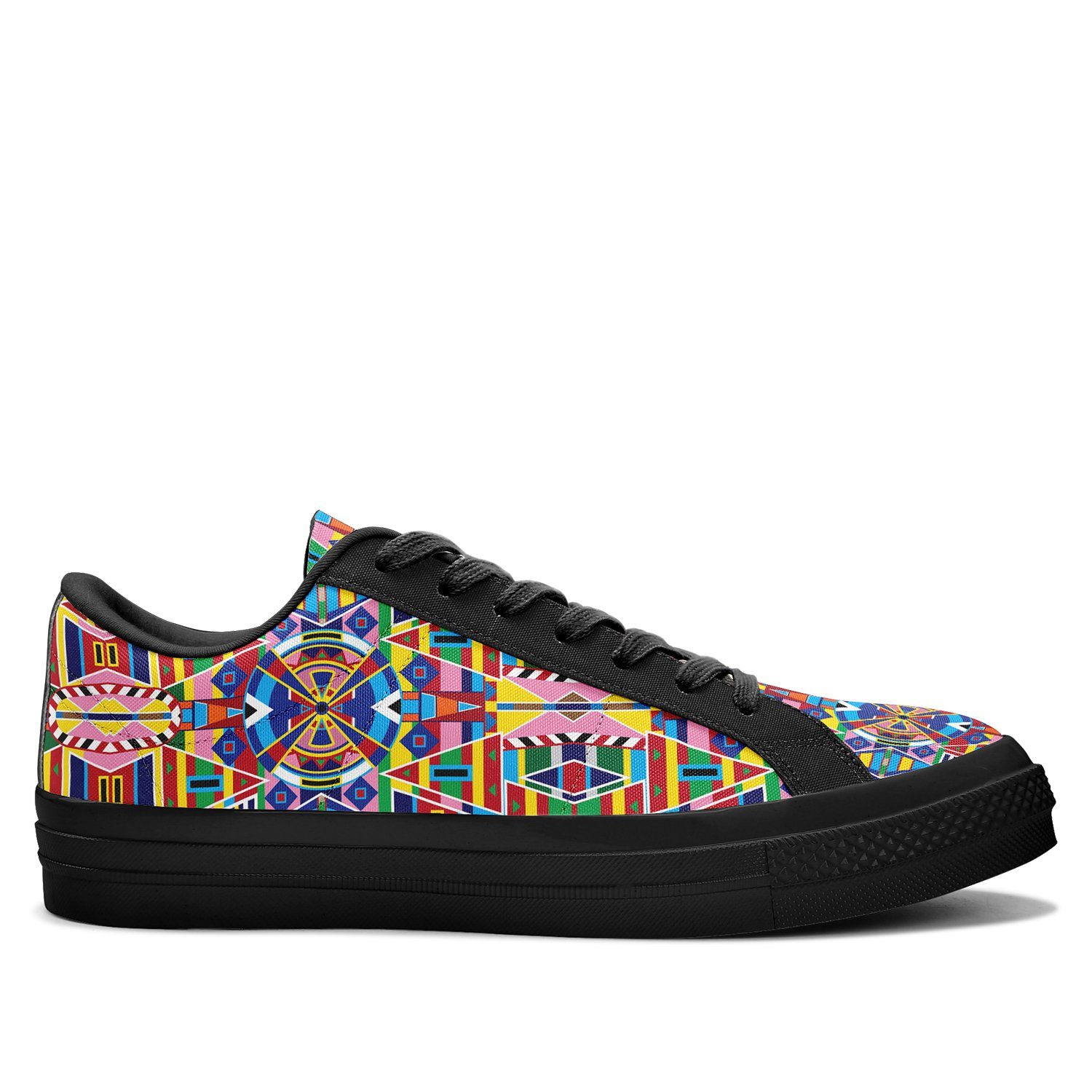 Crow Captive Aapisi Low Top Canvas Shoes Black Sole 49 Dzine