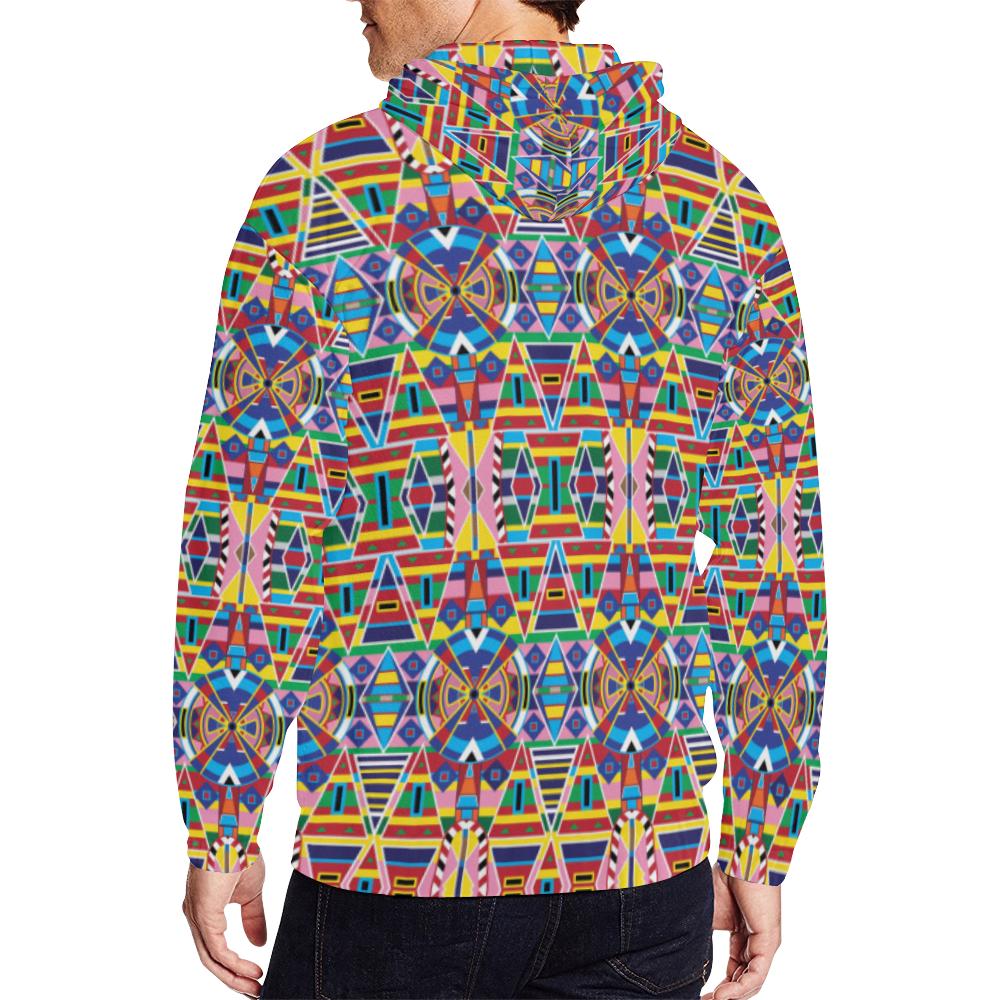 Crow Captive All Over Print Full Zip Hoodie for Men (Model H14) All Over Print Full Zip Hoodie for Men (H14) e-joyer