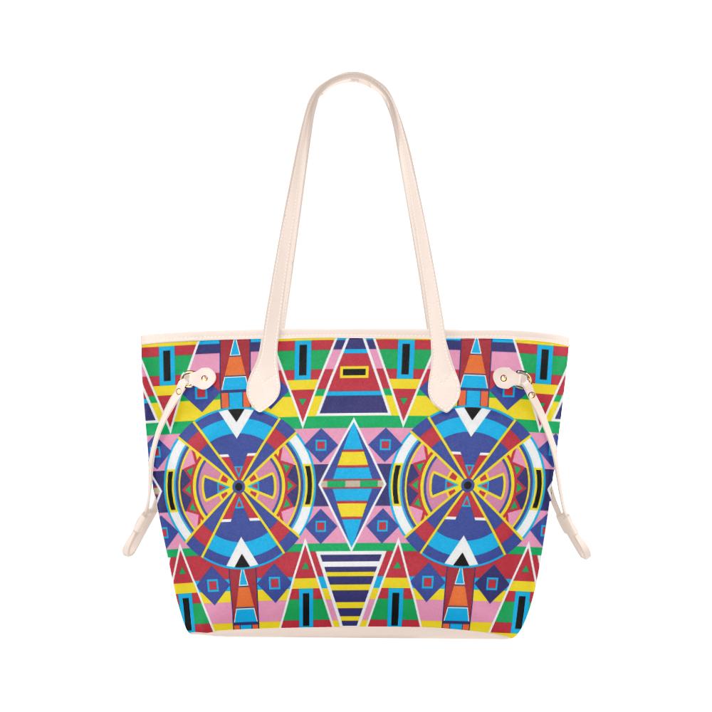 Crow Captive Clover Canvas Tote Bag (Model 1661) Clover Canvas Tote Bag (1661) e-joyer