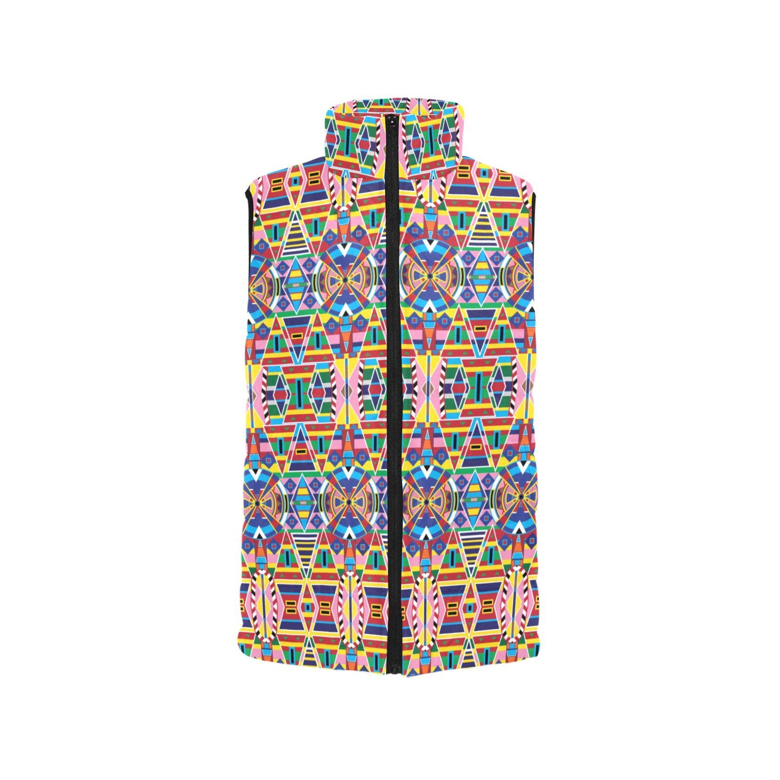 Crow Captive Men's Padded Vest Jacket (Model H44) Men's Padded Vest Jacket (H44) e-joyer