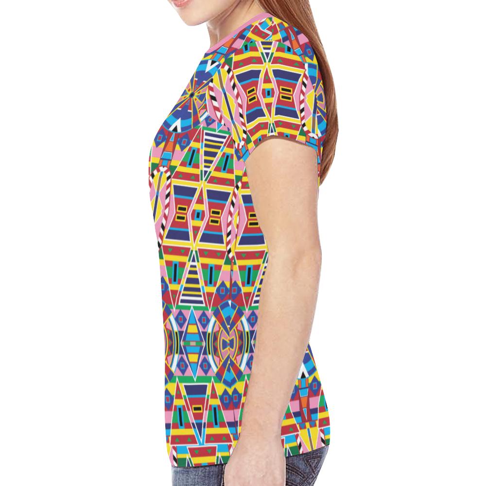 Crow Captive New All Over Print T-shirt for Women (Model T45) New All Over Print T-shirt for Women (T45) e-joyer