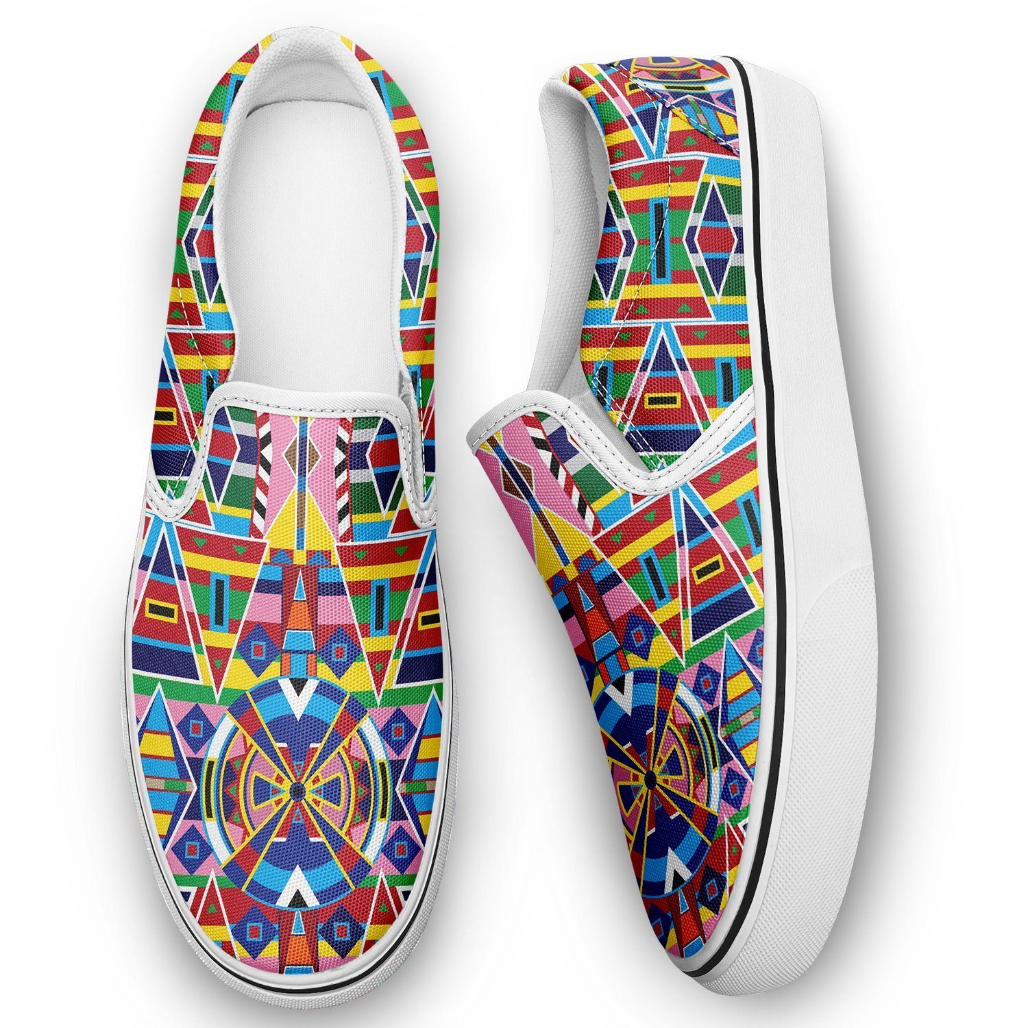 Crow Captive Otoyimm Kid's Canvas Slip On Shoes 49 Dzine