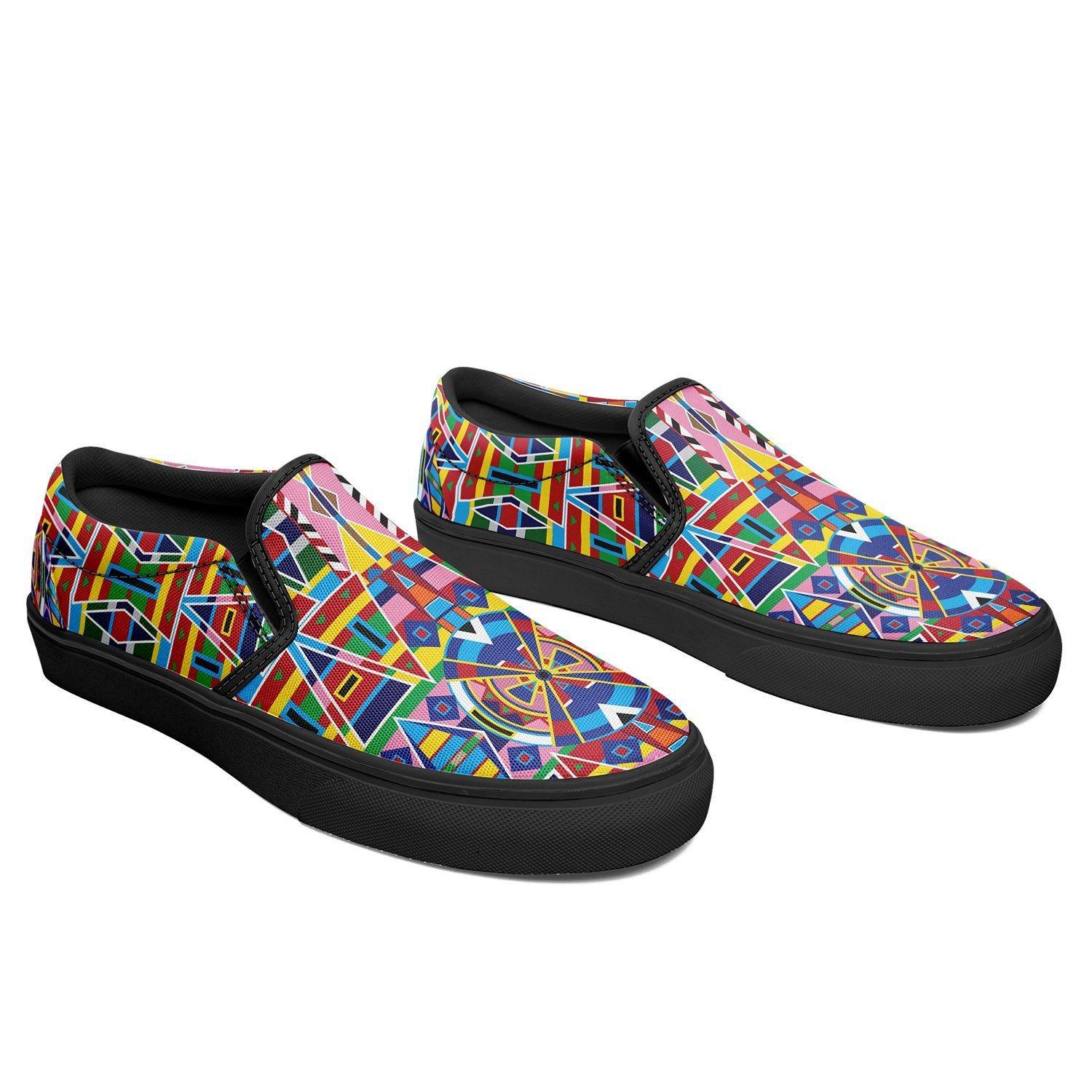 Crow Captive Otoyimm Kid's Canvas Slip On Shoes 49 Dzine